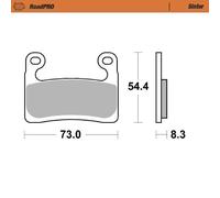 Moto-master Bmw 413501 Sintered Brake Pads Black