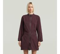 Moto Mini Dress - Purple - Women XS