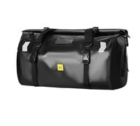 Moto Pannier Universal Waterproof Duffle Motorcycle Tail Seat Bag Riding Saddlebag Luggage Rack Packing Storage Panniers Motorbike Bags(Black,66L)