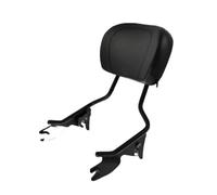 Moto Rear Luggage Rack For Touring For Electra For Street For Glide For Road For King For FLTRX 2009-2022 Motorcycle Passenger Rear Backrest Pad Motorcycle Luggage Rack(Black Backrest)