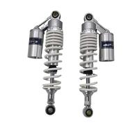 Moto Rear Shock 7mm Spring 320mm Motorcycle Shock Absorber For CB400 For CB400SF For CX500 For XJ900 For DT400 For RD350 For SR500 2pcs(WHITE)