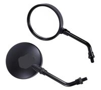 moto rearview mirror For Kawasaki Z1 Z1-A Z1-B KZ900 KZ1000 Motorcycle Round Rear View Side Mirrors(Short Stem)