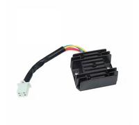 Moto Regulator Compatible With ATV GY6 50 150cc Motorcycle Boat Scooter 4-wire 5-wire Rectifier 12V Voltage Regulator Rectifier(Dark black)