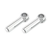 Moto Repair Parts Handlebar Riser All Motorcycles With 2.5cm/ 1" Bar Diameter For 2 3 4 5Inches Aluminum Accesorios Moto Universal Motorbike Parts(Chrome,4Inches)