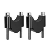 Moto Risers For TRX450 For TRX400 For TRX350 28mm 1 1/8" 22mm 7/8" 1 Pair Motorcycle Handlebar Riser Bar Mount Handle Clamp Bar Risers Clamps(Black,28MM)