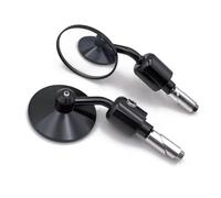 Moto Side Mirror Universal 22mm Motorcycle Handlebars Round Mirrors 7/8inch Motorcycle Side Mirrors Bar End Handlebar Rearview Side Mirrors Accessories(Size2)