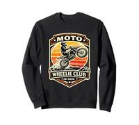 Moto Wheelie Club Eat Sleep Ride Dirt Bikes Weekend Sweatshirt