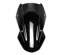 Moto WindScreen Windshield For Kawasaki For Z650 2017 2018 2019 Smoke Black Clear ABS Windscreen Windshield Shield Screen With Bracket(Smoke)