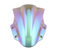 Moto WindScreen Windshield For Suzuki For GSX250R 2017-2024 2018 2019 2020 2021 2022 2023 Double Bubble Motorcycle Windshield Windscreen(Light Iridium)