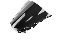 Moto WindScreen Windshield For YZF For R3 For R25 2014 2015 2016 2017 2018 Motobike Wind Deflector Motorcycle Accessory Windshield Windscreen Double Bubble(Black)