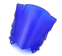 Moto WindScreen Windshield For YZF For R3 For R25 2014-2018 Motorcycle Windshield Windscreen Double Bubble(Blue)