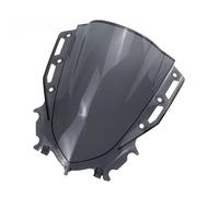 Moto WindScreen Windshield For YZF R15 V4.0 2021 2022 21-22 For R15M For YZFR15 M V4 Motorcycle Black Visor Windshield Double Bubble Windscreen(Smoke)