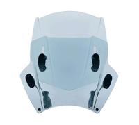 Moto Windshield Wind For CB300F For CB400F For CB500F For CB For 300F For 400F For 500F Windshield Motorcycle Wind Deflector Clamp-On Variable Windscreen Spoiler(Adjust Light Grey)