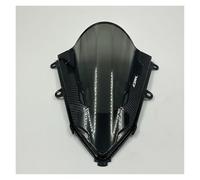 Moto Windshield Wind For CBR650R Motorcycle Double Bubble Windshield Windscreen For 2024 2025 Smoke(Carbon Gray)