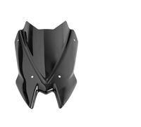 Moto Windshield Wind For Kawasaki For Z650 2017-2023 For Z650 Double Bubble Windscreen Windshield Shield Screen Visor Parabrisa With Bracket Motorcycle(2020-2023-Smoke)