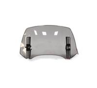 Moto Windshield Wind For SUZUKI Universal Motorcycle Windshield Extension Adjustable Spoiler Clamp-On Windscreen Deflector(B Smoke)