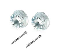 2Pcs Rear Axle Castle Nuts 20mm & Pins For HONDA Foreman Rancher Recon TRX 250 350 400 420 450 500 Rincon 650 680 Pioneer 500 700 1000 90304-HM7-A10