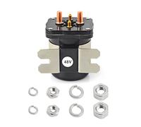 MOTO1988 48 Volt 4 Terminal Starter Solenoid Relay for Yamaha 1996-2007 Golf Cart G19-E G22-E YDRE 1995-1998 Club Car DS & Precedent JR1-H1950-00 73231-G01 (NO-12V)