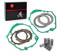 MOTO1988 Clutch Friction Plates Kit & Gasket and Springs Compatible with Polaris Predator 500 2003-2007 Outlaw 500 2006-2007