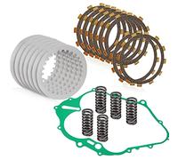 MOTO1988 Clutch Friction Plates Kit & Gasket and Springs Compatible with Yamaha Raptor 660 660R 2001-2005