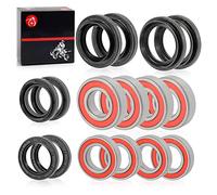 MOTO1988 Front Rear Wheel Bearing Seals Kits 2005-2013 for Yamaha Rhino 450 660 700 YXR450 YXR660 YXR700