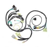 MOTO1988 Wire Wiring Harness, Black, Cable Assembly for Honda Sportrax 450 TRX450R 2x4 (2004-2005), OEM Part Number 32100-HP1-000