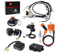 MOTO1988 Wire Wiring Harness Ignition Coil Left Handlebar Switch igniter CDI Relay Rectifier Complete Kit for Yamaha Warrior 350 YFM350 YFM 350X 1997-2001