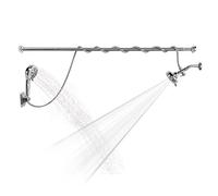 motoaaaa Double shower head, double shower head for couples, high pressure and adjustable tandem shower system for two people