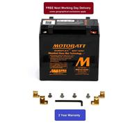 Motobatt Battery MBYZ16HD Black 12v 17.5Ah (20Hr) CCA:240A YTX14LBS fully sealed