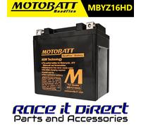Motobatt Heavy Duty Battery for Vespa GTV 250 IE 2010-2011 MBYZ16HD AGM