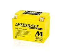 Motobatt MBTX4U AGM Battery, Yellow