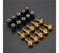 Motobike Aluminum Fairing Motorcycle Windshield Bolts Kit For Ducati 748 R/S 749 750 851 Monster 600 620 10PCS Monster Fairing Windscreen Fastener Screw Windshield Bolts Screws(Gold)