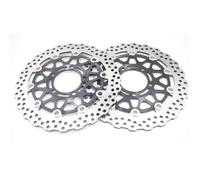 Motobike Brake Rotors Motorcycle Front Brakes Rotors For KAWASAKI For ZRX1200DAEG For ZRX 1200DAEG 2009-2016 310mm Brake Discs Pad Replacement Parts Brakes Kits(Black)