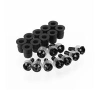 Motobike Fairing Bolt Motorcycle Windshield Bolts Kit For YA&MAHA X MAX 400 2015-2023 Fairing Windscreen Bolt Nuts Screws Fastener Fixing Mounting Kits(Black)
