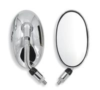 Motobike Handlebar Mirror 1pair Motorcycle Rearview Mirrors Side Mirrors 10mm Screw Thread Universal Motorbikes Adjustable Side Mirrors Accessories