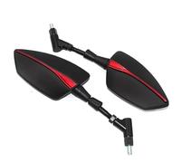 Motobike Rearview Mirror Compatible With Benelli For TRK502 For TRK502X For TRK251 Motorcycle Side Mirror Rearview Mirrors Universal Motorcycle Bar End Mirrors(Red)