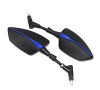 Motobike Rearview Mirror Compatible With Benelli For TRK502 For TRK502X For TRK251 Motorcycle Side Mirror Rearview Mirrors Universal Motorcycle Bar End Mirrors(Blue)