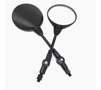 Motobike Rearview Mirror Universal Motorcycle 10mm Side Mirror Rearview Mirror Folding Round Mirror Motorbikes Adjustable Side Mirrors Accessories