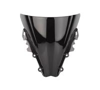 Motobike screen wind deflector Motorcycle Windshield For YZF R6 600 2006 2007 For YZFR6 06 07 For YZF-R6 Double Bubble WindScreen Visor Fairing Deflector(Black)