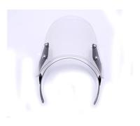 Motobike screen wind deflector Motorcycle Windshield Windscreen Spoiler Windscreen Wind Deflector Airflow Wind Screen For 500CC For Enfield For Classic(Clear)