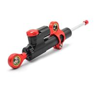 Motobike steering damper Compatible With S1000RR For S1000R For HP4 For R1200GS For F650GS For F800GS For F800R For F700GS For K1200S Motor Steering Stabilizer Damper(Black-Red)