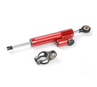 Motobike steering damper Compatible With S1000RR For S1000R For HP4 For R1200GS For F650GS For F800GS For F800R For F700GS For K1200S Motor Steering Stabilizer Damper(Red)