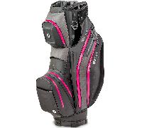 MOTOCADDY 2026 DRY SERIES GOLF CART BAG - BLACK / FUCHSIA +FREE GIFT