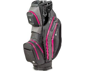 MOTOCADDY 2026 DRY SERIES GOLF CART BAG - BLACK / FUCHSIA +FREE GIFT