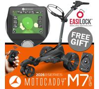 MOTOCADDY 2026 M7 GPS REMOTE ELECTRIC TROLLEY +ULTRA LITHIUM BATTERY & CHARGER