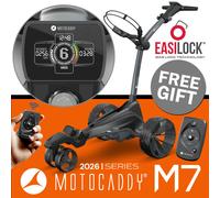 Motocaddy M7 Remote Control Ultra Lithium Electric Golf Trolley 2026 + FREE GIFT