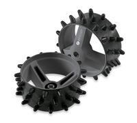 Motocaddy M-Series DHC Golf Trolley Hedgehog Spiked Wet Weather Wheels Pair