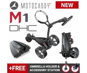 Motocaddy M1 DHC Electric Golf Trolley Ultra Lithium - NEW 2026