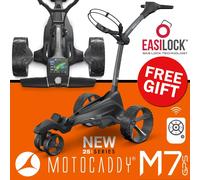 MOTOCADDY 2026 M7 GPS REMOTE ELECTRIC TROLLEY +ULTRA LITHIUM BATTERY & CHARGER