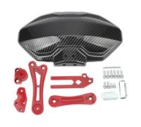 Motocross Adjustable Wheel Mudguard Extend Extender Parts For Pit Bike Motorcycle Universal Accessories Extended Longer Rear(Red)